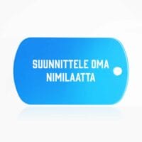 Suunnittele oma nimilaatta - tuntolevy - vaaleansininen